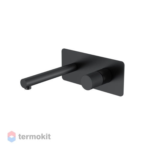 Встраиваемый смеситель для раковины Boheme Stick BLACK SPIRALE 125-BB.4