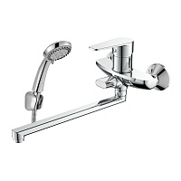Смеситель для ванны и душа DECOROOM хром DR72043