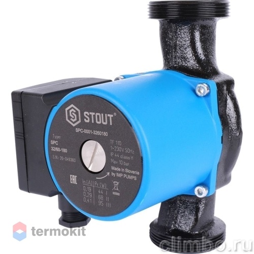 Циркуляционный насос Stout 32/60-180 с гайками