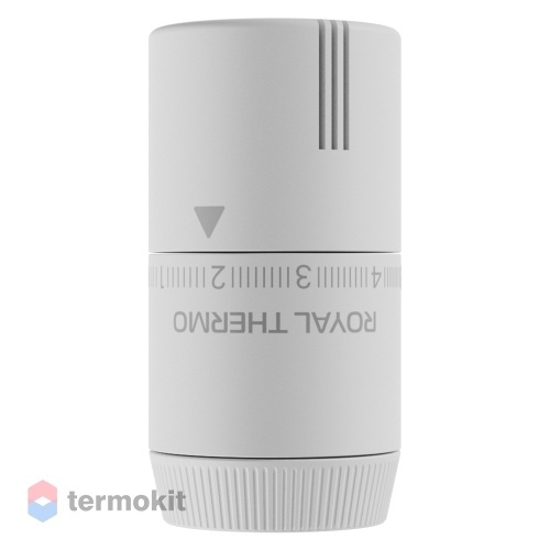 Royal Thermo Термоголовка жидкостная Design М30х1,5 (белый soft touch)