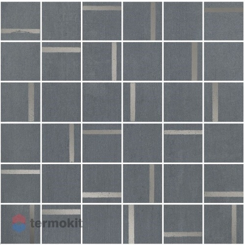 Керамогранит Kerama Marazzi Гварди SG640220/MM 2 декор мозаичный синий обрезной 30x30