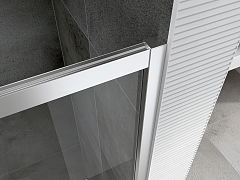 Душевой уголок ABBER Schwarzer Diamant 1950x1700x600 хром AG30170H-S60