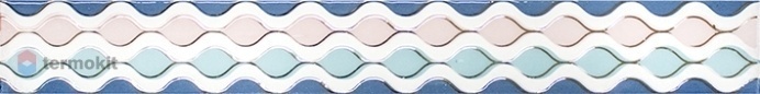 Керамическая плитка LB-Ceramics Парижанка 1506-0256 Бордюр Фантазия 7х60