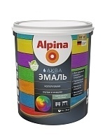 Эмаль акриловая Alpina Аква Эмаль шелковисто-матовая База 3, 2,35 л