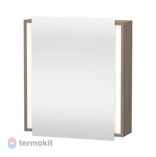 Зеркальный шкаф Duravit Ketho 65 с подсветкой Eiche (Terra) KT7530L3535