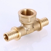 Valtec Тройник надвижной с внутренней резьбой 16х1/2"х16 латунь CW614N