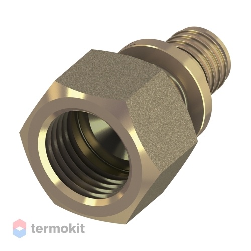 Соединение Tece прямое с внутренней резьбой 16x1/2" латунь