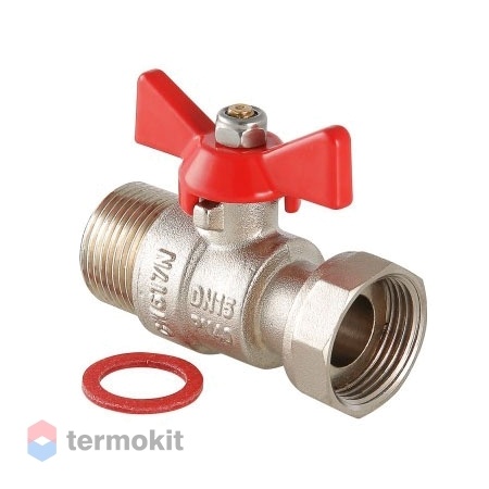 Valtec Кран шаровой с накидной гайкой и наружной резьбой 1"