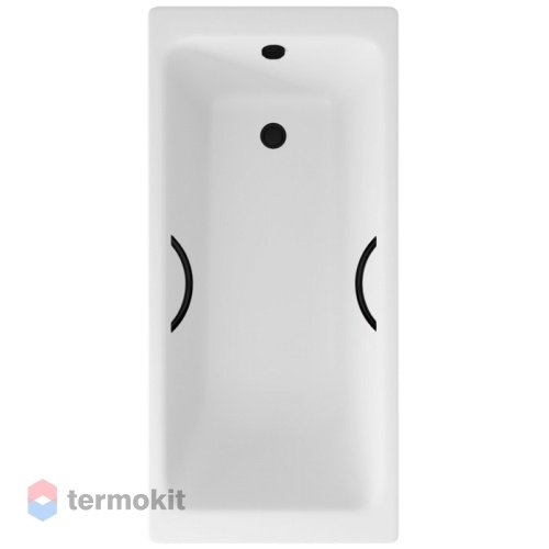 Ванна чугунная Delice Parallel 1800х800 с ручками DLR220506RB