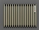 Декоративная решётка Mohlenhoff светлая латунь, шириной 360 мм 1 пог. м  Германия
