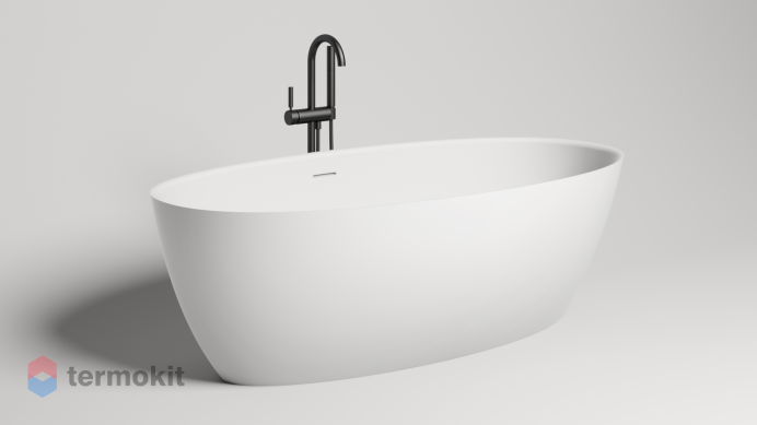 Ванна из искусственного камня Salini ALDA S-Sense 1780x920 белый глянец 101911G