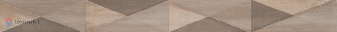 Керамическая плитка Tubadzin Nursa L-grey бордюр 7,3x74,8