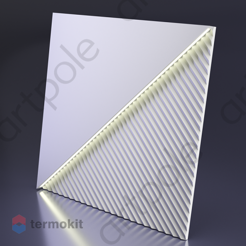 Гипсовая Панель Artpole Platinum мат Fields Led 60x60