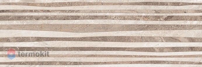 Керамическая плитка Ceramica Classic Polaris настенная серый рельеф 17-10-06-493 20х60