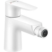Смеситель для биде Hansgrohe Talis E со сливным гарнитуром белый матовый 71720700