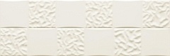 Керамическая плитка Versace Gold 68670 Bianco Str. Acqua Dama Настенная 25x75