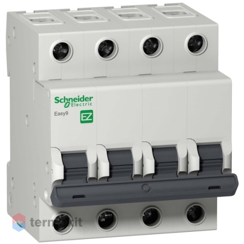 Автоматический выключатель Schneider Electric EASY 9 4П 20А С 4,5кА 400В EZ9F34420