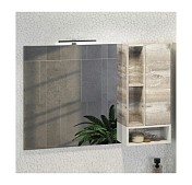 Зеркальный шкаф COMFORTY Турин-120 дуб бежевый 00004137136