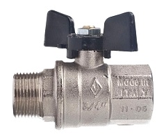 Кран шаровой Bugatti 3/4&quot; HB (бабочка) серия Oregon 03070065