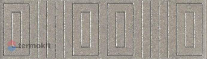 Керамическая плитка Kerama Marazzi Матрикс OS/B242/8343 Бордюр серый 5,7х20