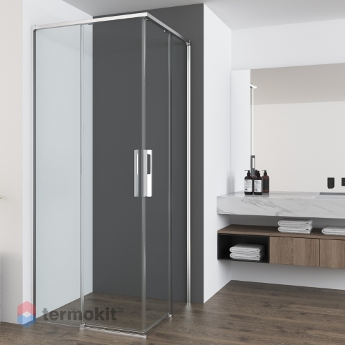 Душевой уголок Vincea Ultima 2000x800x800 хром VSS-7UL8080CL