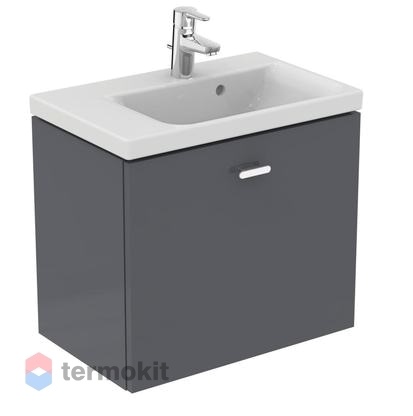 Тумба под раковину Ideal Standard CONNECT SPACE 59 подвесная левая серый E0314KR