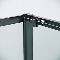 Душевой уголок Grossman Cosmo 1950x1100x800 графит сатин 120.K33.02.1180.42.00