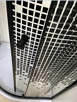 Душевой уголок Niagara Eco 1950x800x800 (стекло с рисунком) черный NG-003-14BLACK