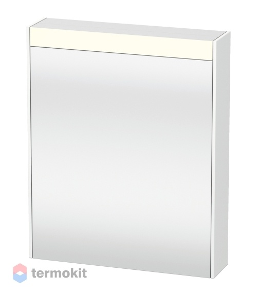 Зеркальный шкаф Duravit Brioso 62 с подсветкой белый BR7101R1818