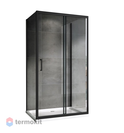 Душевой уголок ABBER Schwarzer Diamant 1950x1300x1000 черный AG30130B-S100B-S100B