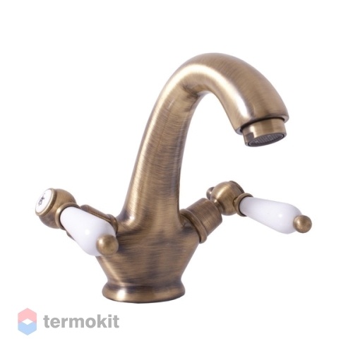 Смеситель для раковины RavSlezak MORAVA RETRO бронза MK528.5SM
