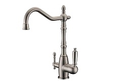 Смеситель для кухни ZorG Sanitary никель ZR 312 YF-33-NICKEL
