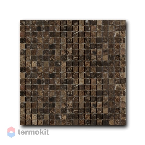 Мраморная мозаика Art&Natura Marble Mosaic (1,5х1,5) Dark Imperador 30,5х30,5