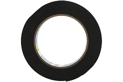 Folsen Двусторонняя монтажная лента 19мм x 5м, черная, вспен РЕ.