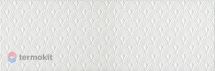 Керамическая плитка Kerama Marazzi Гарса 12154R структура белый матовый обрезной 25х75