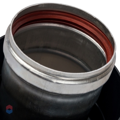 STOUT Манжета для перехода с Ø80 на финальный вертикальный участок Ø80/125