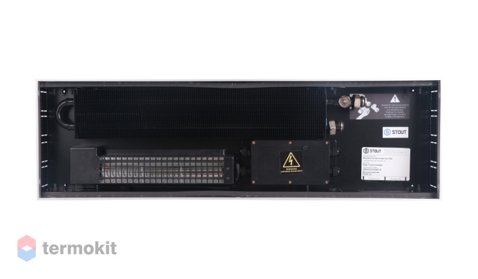 Внутрипольный конвектор Stout SCQ 75.380.2500 с принудительной конвекцией