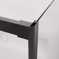 Душевой уголок RGW Leipzig LE-41B (LE-12B + Z-050-2B) 1950x1000x1000 черный 34124100-014