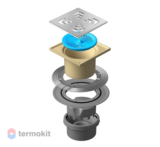 Сливной трап Pestan Confluo Standard Square Vertical 13000019