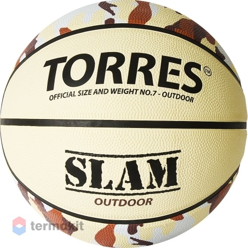 Мяч баскетбольный TORRES SLAM, р.7 B02067