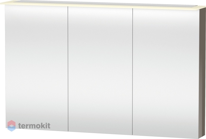 Зеркальный шкаф Duravit X-Large 120 с подсветкой Серая фланель XL759608989