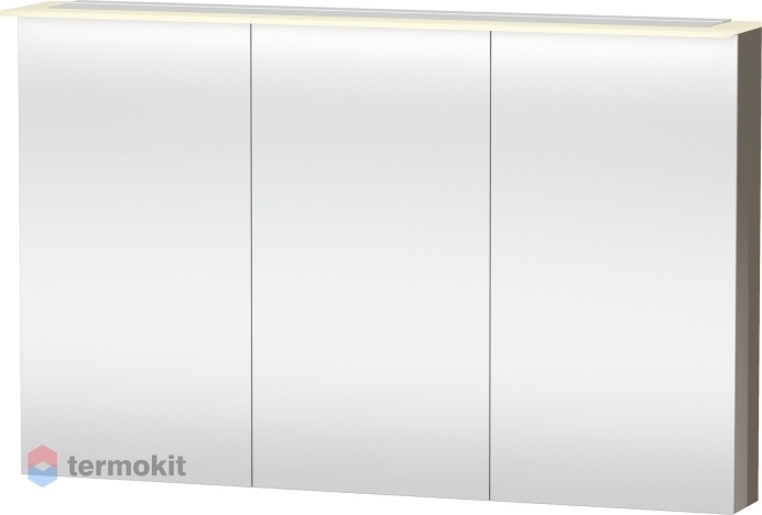 Зеркальный шкаф Duravit X-Large 120 с подсветкой Серая фланель XL759608989