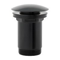 Донный клапан для раковины «клик-клак» Omnires черный матовый A706BL