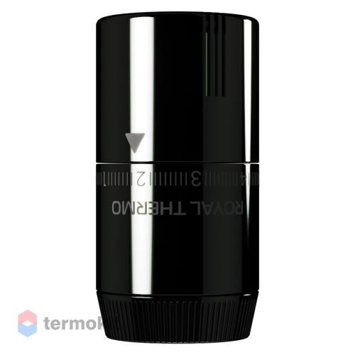 Royal Thermo Термоголовка жидкостная Design М30х1,5 (хром черный)