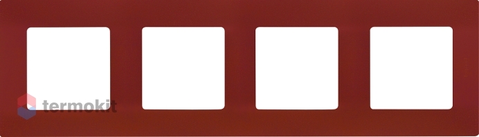 Рамка 4 поста Legrand Etika Легранд Этика цвет какао 672574