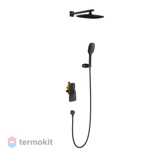 Душевой комплект скрытого монтажа Timo Helmi черный SX-4069/03SM