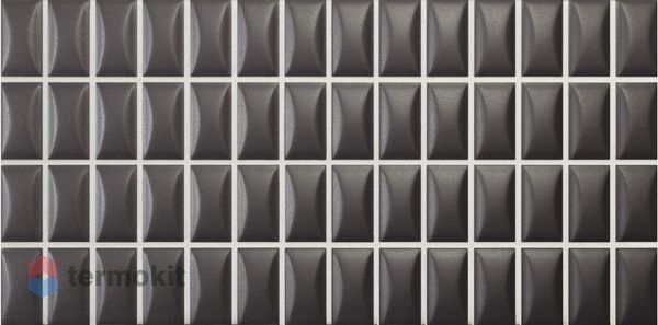 Керамическая плитка Wow 3D Bars Bevel Onix Matt настенная 12,5x25