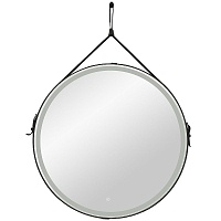 Зеркало Art&Max MILAN 65 с подсветкой подвесное черный AM-Mil-650-DS-F-Nero