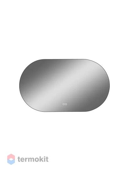 Зеркало Континент Fleur medium 100 с подсветкой, антизапотеванием белый ЗЛП2296