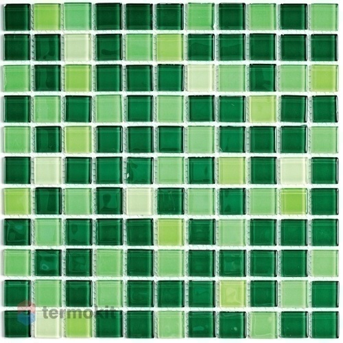 Мозаика Jump Green №1 (Dark) (4x25x25) Растяжки 30x30